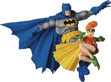 MAFEX No.139 Batman Blue Version & Robin The Dark Knight Returns Total Height Ap