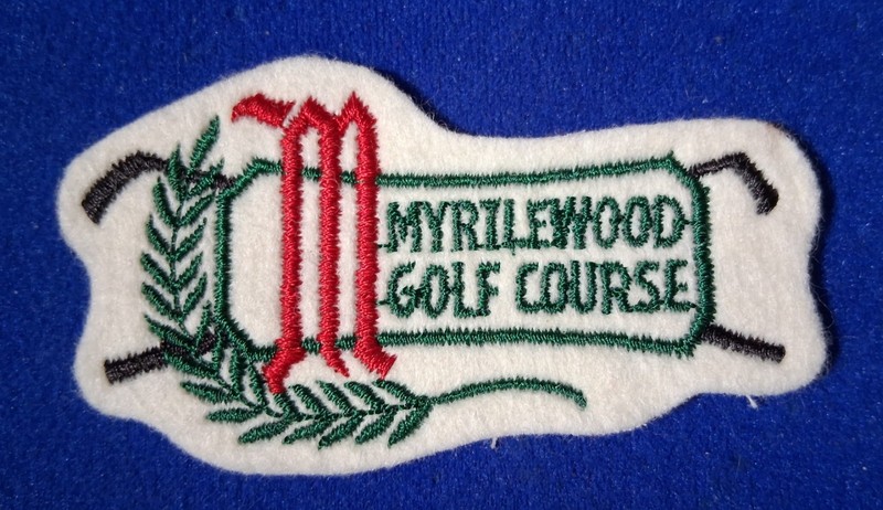 1970s Myrtlewood Golf Course Patch Myrtle Beach SC Sew On Embroidered Souvenir