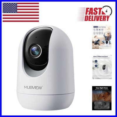 Smart Pet Camera with 2K Live Stream & Night Vision - Perfect for Home Security