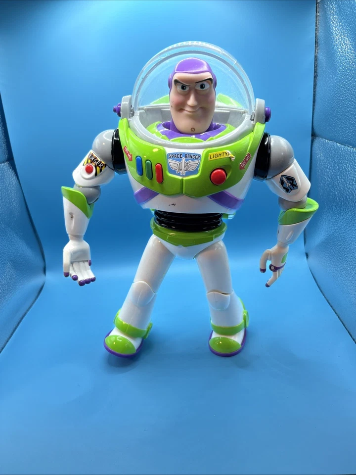Figura de acción parlante Toy Story BUZZ Lightyear 12" Disney Pixar Foto 3 de 4
