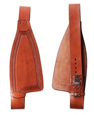 Horse Western Adult Tooled Leather Replacement Saddle Fenders 5256DB