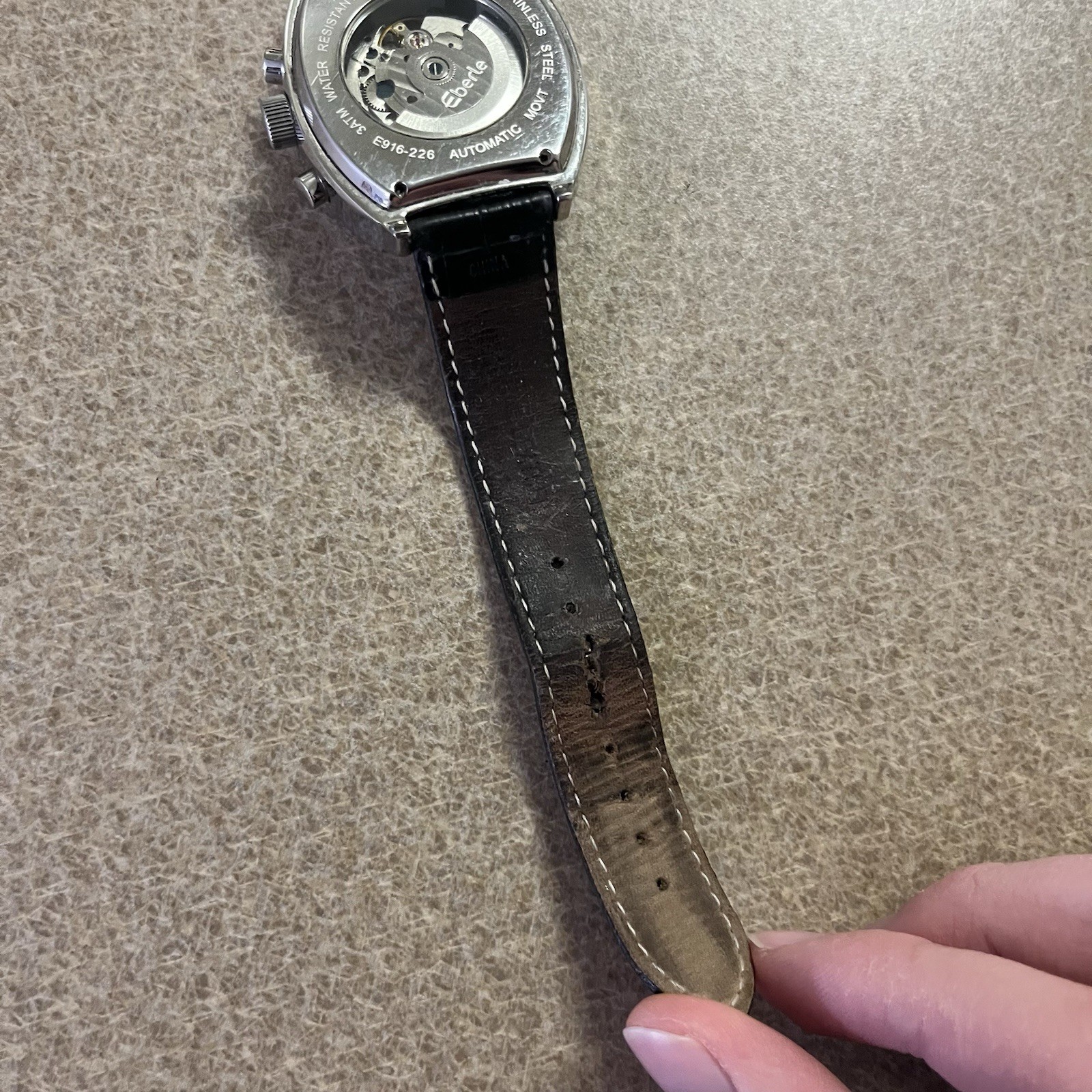 Eberle Automatic Watch Multifunction Moon Phase C… - image 16