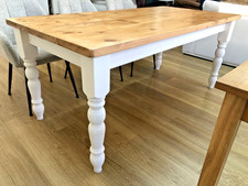 Susan 160cm x 90cm Farmhouse Dining Table Lichen Green