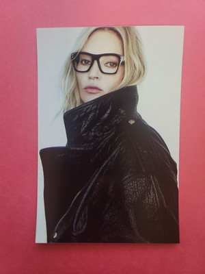 Kate Moss Photograph 4x6 Portrait Celebrity Women Wearing Glasses Sexy Specs