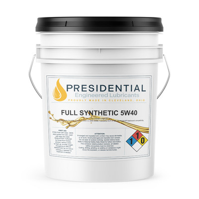 Presidential 5W40 Full Synthetic Heavy Duty Diesel Engine Oil - 5 Gal