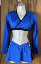 The Line Up Pro Cheer Dance NFL NBA NHL Cowboys Lions Blue Audition Set M