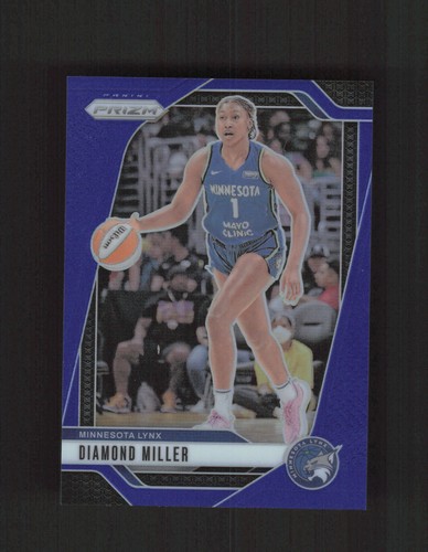 2024 Panini Prizm WNBA #63 Diamond Miller Blue Prizms #/199