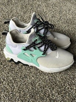Nike React Presto White Mint Green CJ5283-991 Mens Size 9 Running Shoes Sneakers