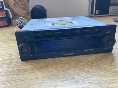 Becker Traffic Pro BE7949 Car Radio Sat Nav Green * Vintage *
