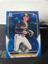2023 Bowman Chrome Sapphire Edition Kevin Ereu 1st Prospect #BCP-229 Brewers