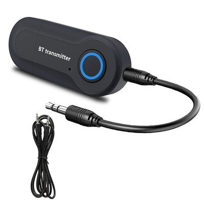 BT 5,0 Transmitter Sender Wireless AUX Audio Adapter TV 3,5-mm Audiokabel Neu