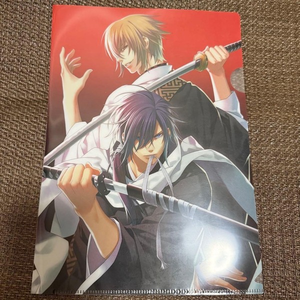 Papelería Hakuoki Clear File tamaño B5 Be-log septiembre 2009