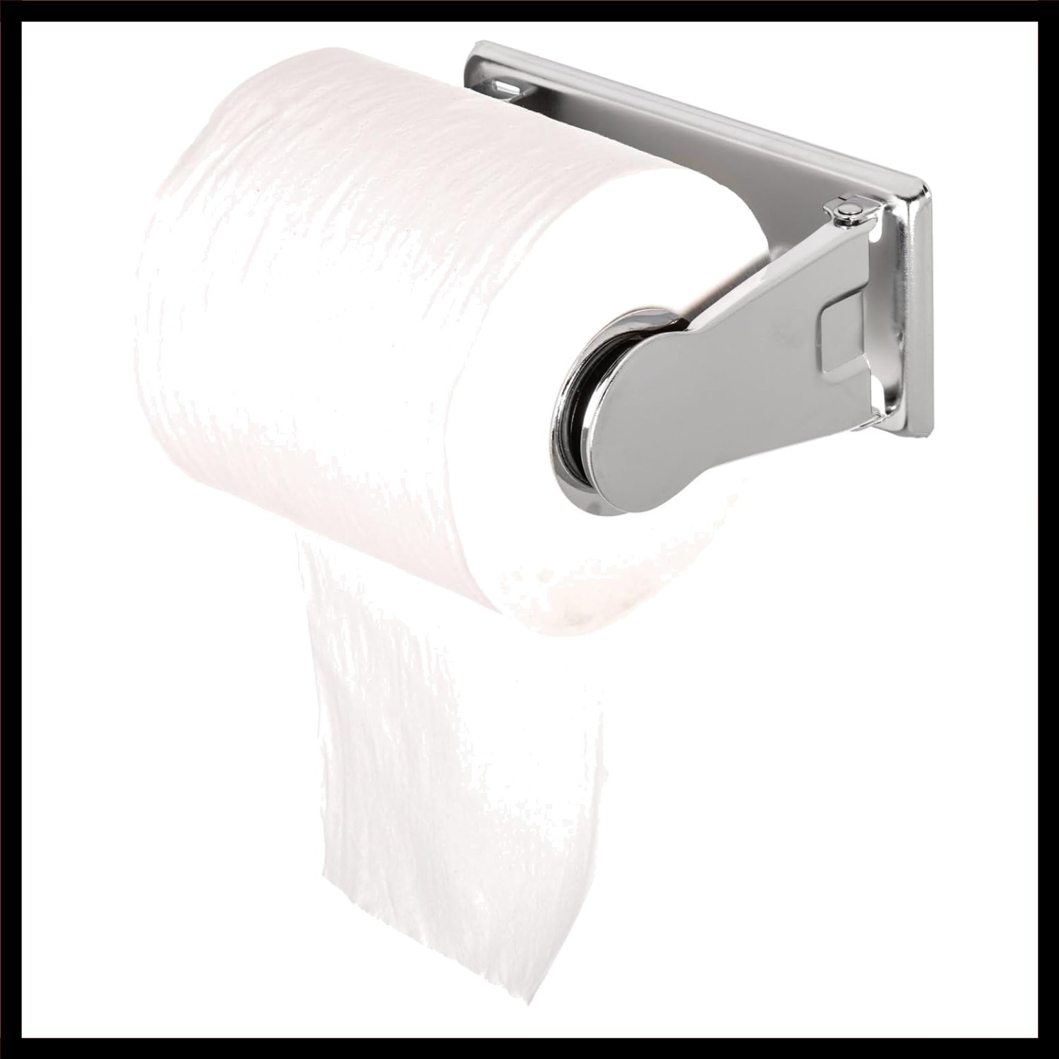 Secure Locking Stainless Steel Toilet Paper Dispenser for Commercial Restrooms