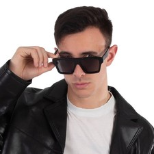 Gucci Solid Grey Square Men's Sunglasses GG0962S 005 55 GG0962S 005 55