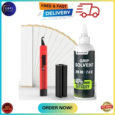 Grip Repair Kit for Regripping Golf Club Tapes, Solvent, Hook Blade,Clam