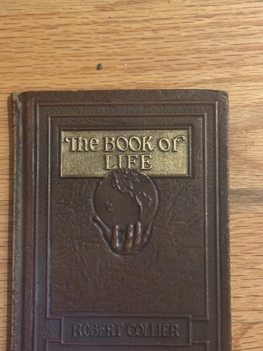 Cover of 1925 The Book of Life Volume Two Robert Collier First Autographed ED ANTIQUE