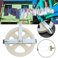 5inch Clothesline Puller Outdoor Hanging Cable Pulleys