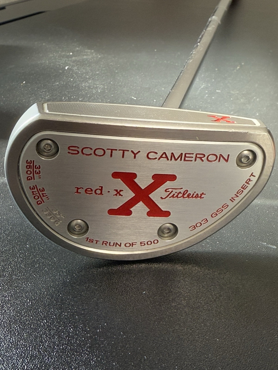 RARE GOOD RED X2 1st of 500 Scotty Cameron RED X2 center RARE GOOD RED X2 1st of 500 Scotty Cameron RED X2 center