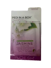 16 Voesh Pedi In A Box Deluxe 4 Step Pedicure Jasmine Purple Salt Scrub Mud +