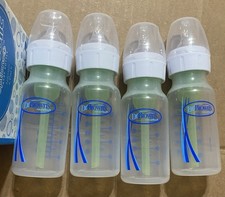 Dr Brown Anticolicos bottles 4 oz - 4 pack plastic, New In Box