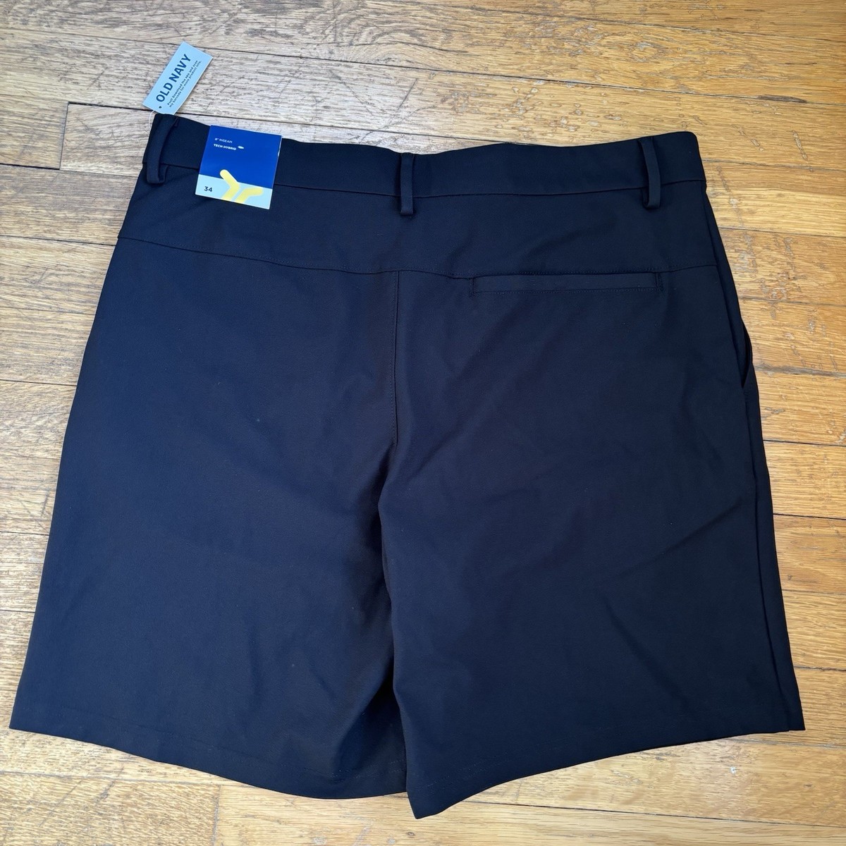 Old Navy Tech Hybrid Shorts Mens 34 Black 8