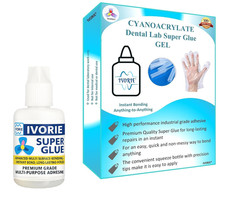 NEW Dental Lab Super Glue Adhesive Instant Bonding Gel 1oz Fast Shipping