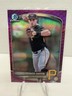 2025 Bowman Draft Konnor Griffin Chrome Fuchsia Reptilian Refractor /199 Pirates