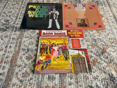 PEE WEE KING LOT OF 3 DIFFERENT LP' S ALL LISTED ALL EX CONDITION 1 SEALED RCA