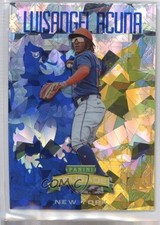 2024 Panini Crusade Crusade Blue Cracked Ice Prizm Luisangel Acuna #27 1cn8