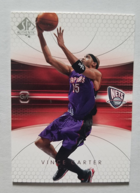 2004-05 SP Authentic #52 Vince Carter New Jersey Nets