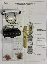 Fender Custom Shop Twisted Tele Pickups 0992215000 Mint Condition