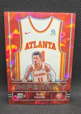 💥 2022-23 Panini Contenders Optic - Uniformity Trae Young #12 Red Cracked Ice