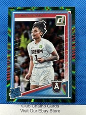 2025 #91 Te-Hina Paopao Panini Donruss WNBA Green Laser Rated Rookie Dream RC