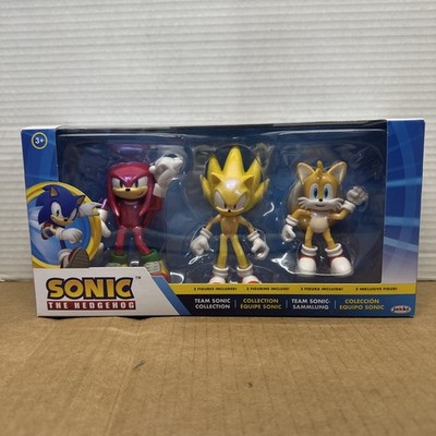 SONIC HEDGEHOG Team Sonic Collection FIGURE 3-Pk KNUCKLES Tails SUPER 4.5'' B11