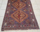 Rare Hand Knotted Vintage Afghan Zakani Balouch Wool Area Rug 6.3 x 3.5 Ft — photo 6