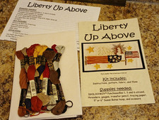 IGOLOCHKOY Punchneedles "Liberty Up Above" Kit Instructions Pattern Fabric Floss