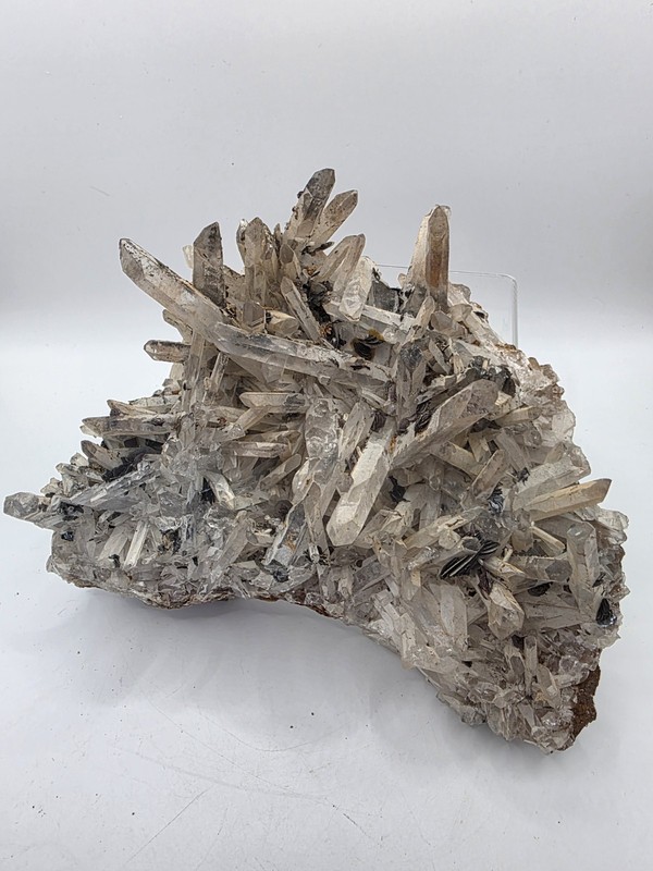 Incredible! 1.519 kg Quartz W/ Hematite Blades (Roses) Natural Crystal Specimen