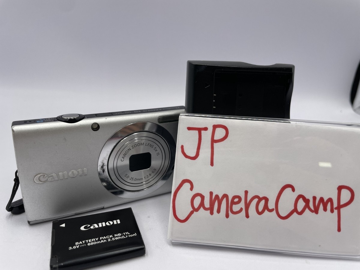 CANON PowerShot A2400 IS デジタルカメラ ジャンク Canon PowerShot A2400 IS 16.0MP Digital Camera - Silver for