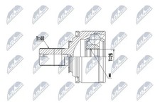 Antriebswellengelenk Vorderachse links NPZ-VV-021 NTY für VOLVO S90 II