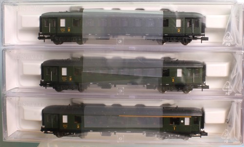 Fleischmann 626067, - Spur N / Maßstab 1:160 -, SNCF Reisezugwagen-Set, Ep. 3 | Condition: Neu