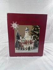 St. Nicholas Square Town Hall Illuminated Christmas Village