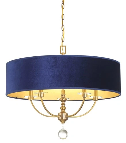 Minka Lavery 3485 Van Noord 5 Light 26"W Pendant - Oxidized Aged Brass - Picture 1 of 2