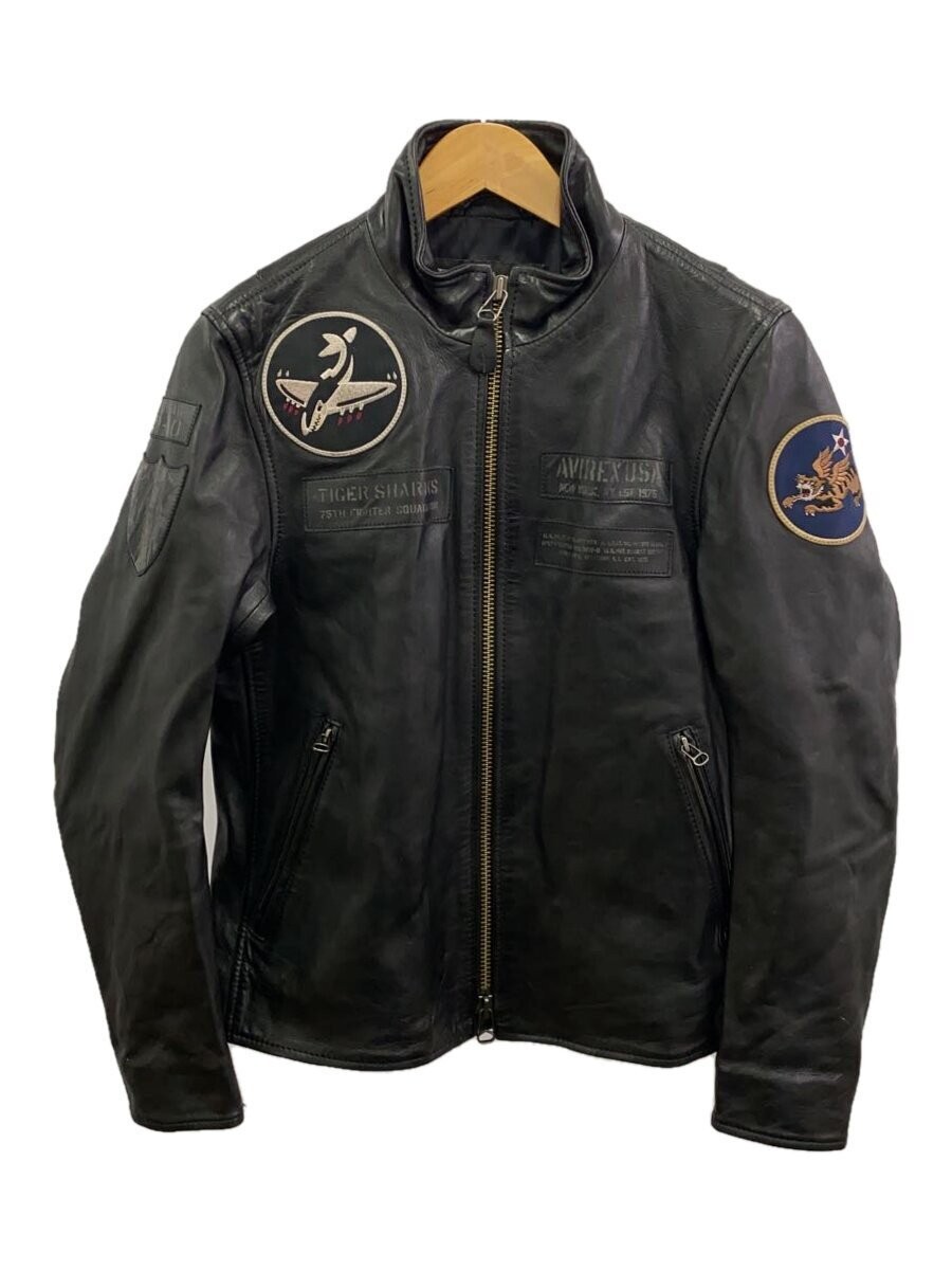 Avirex Leather Jacket Blouson/M/Sheep Leather/Blk/783-4250012/ 11201