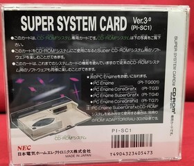 NEC SYSTEM CARD PC Engine CDROM2 Japan o2