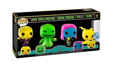 Funko POP! Nightmare Before Christmas - 4er-Pack #69146