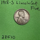 1918-S Lincoln Wheat Cent /Penny 1c Fine