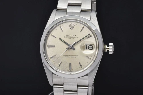 ROLEX 1500 OYSTER PERPETUAL Date Chronometer 1560 19# #053