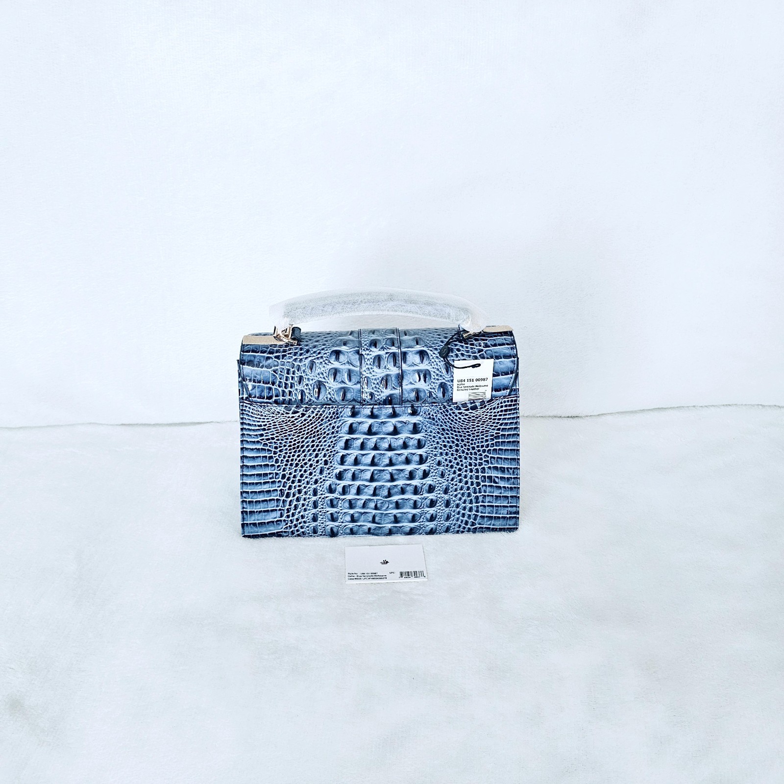 NEW BRAHMIN BLUE SERENADE HALLIE W/ADY WALLET image 3