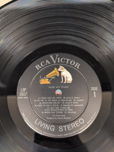 Warm And Tender The Three Suns (Vinyl 1962) Jazz LSP-2617 *Buy 2 Get 1 Free* - Picture 3 of 4