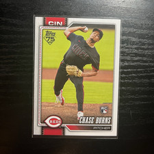 Topps 75 Series 1 Chase Burns RC #312 Cincinnati Reds